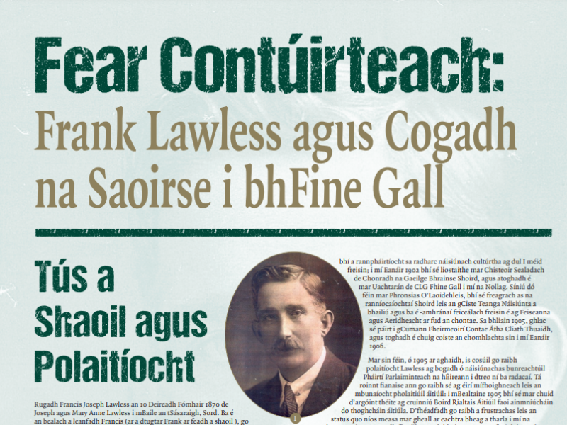 Frank Lawless Exhibition Gaeilge.PNG