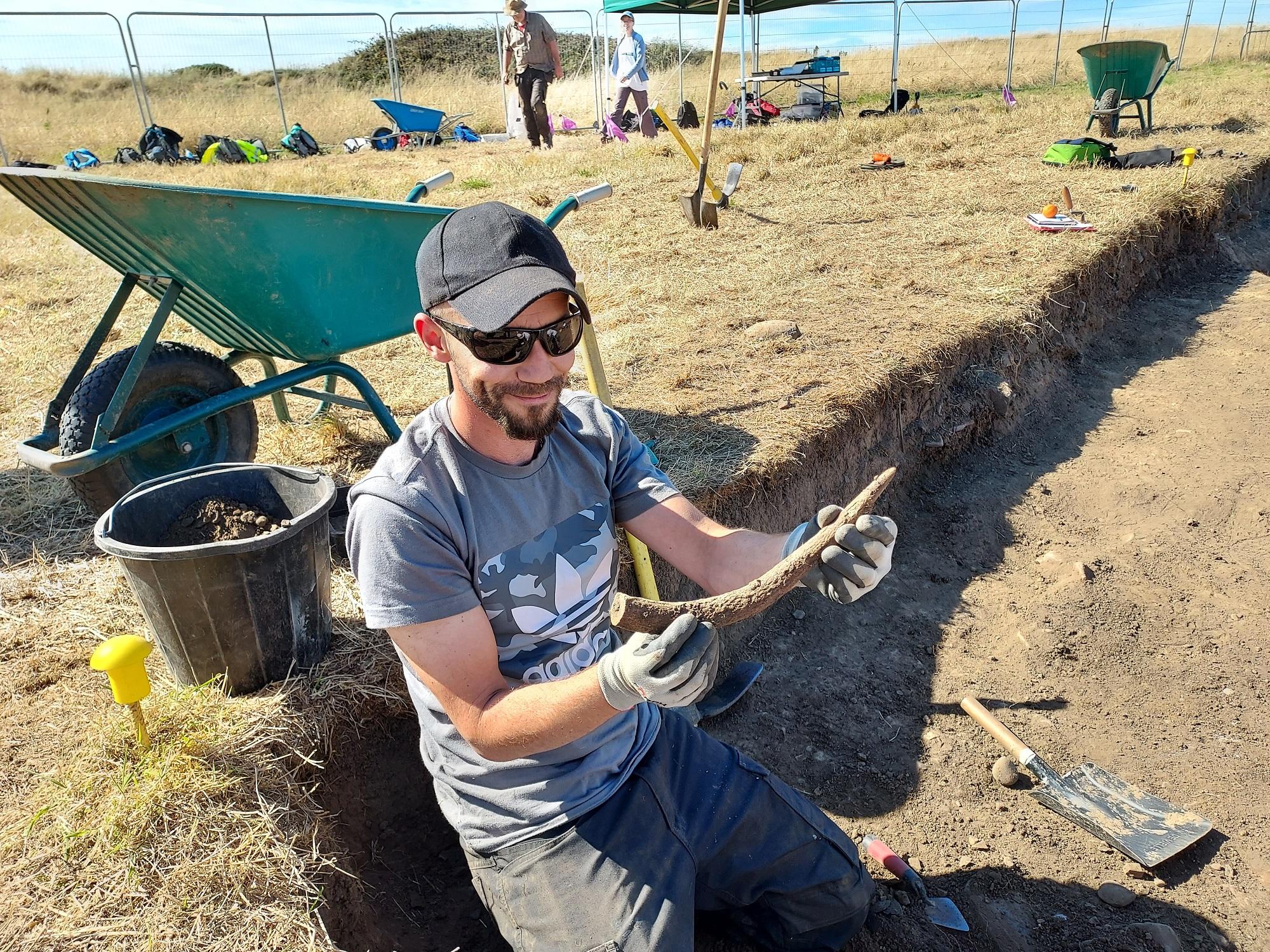 image from the Drumanagh dig