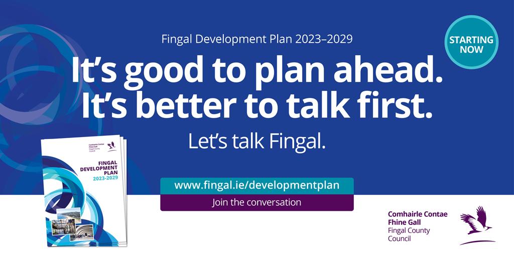 Advert for Fingal Development Plan 20232029 Fingal County Council