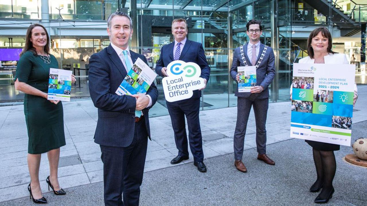 Minister Damien English visits Fingal Local Enterprise Office