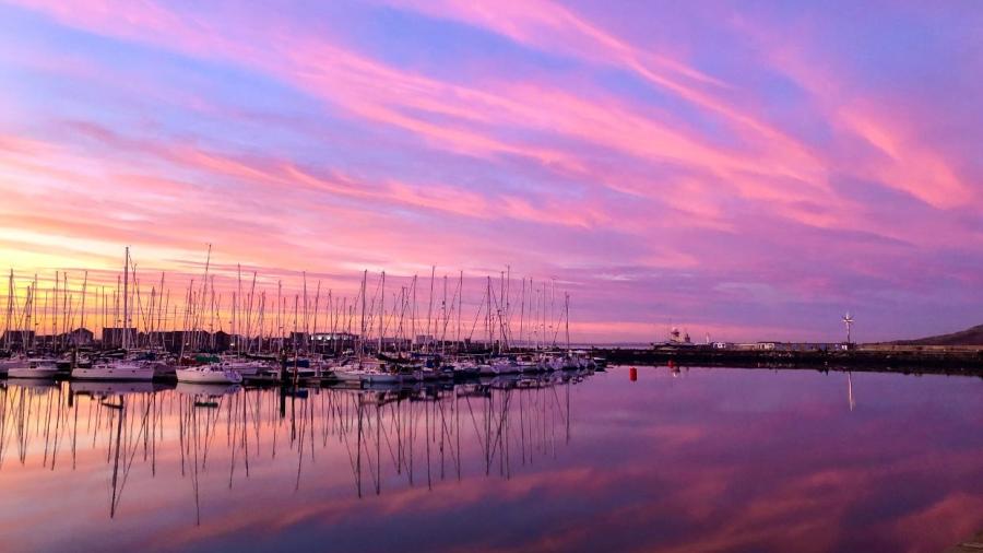 Howth Harbour at Sunset