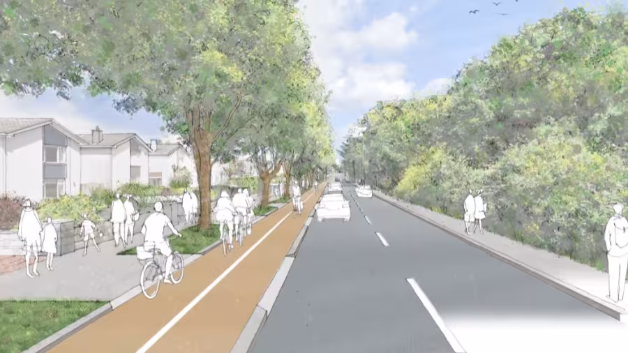 Sutton to Malahide Portmarnock sketch