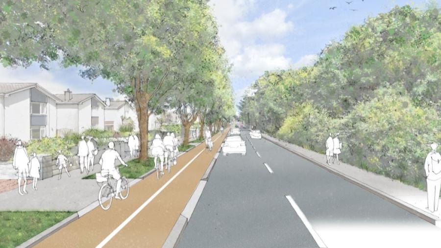 Sutton to Malahide Portmarnock sketch