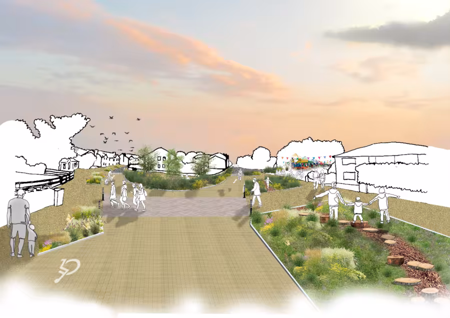 Artist's Impression of Village Centre