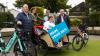 Cycling Without Age trishaw bike at the launch