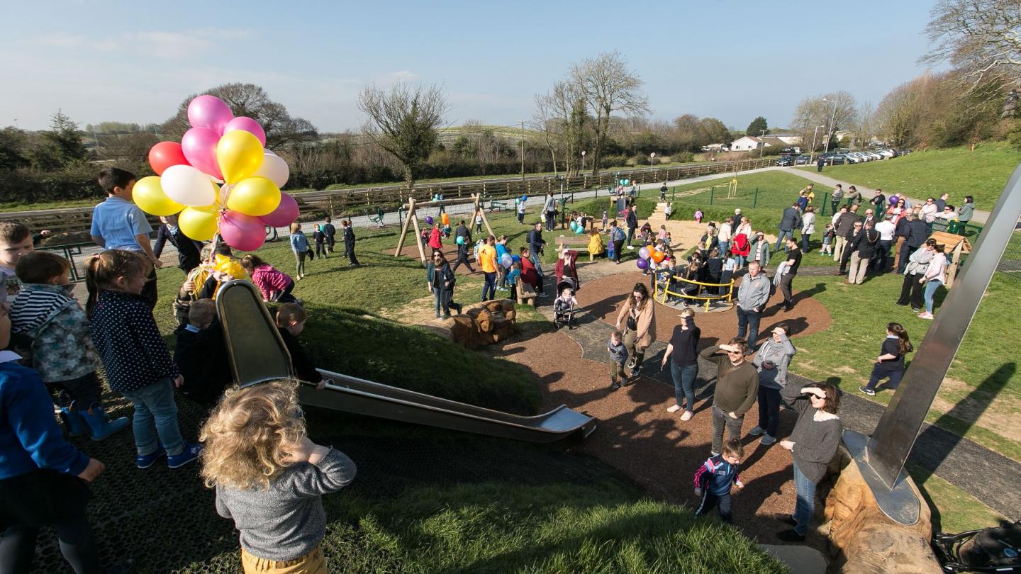 Knight's Playground and Multi Use Games Area at Glebe Park Balrothery