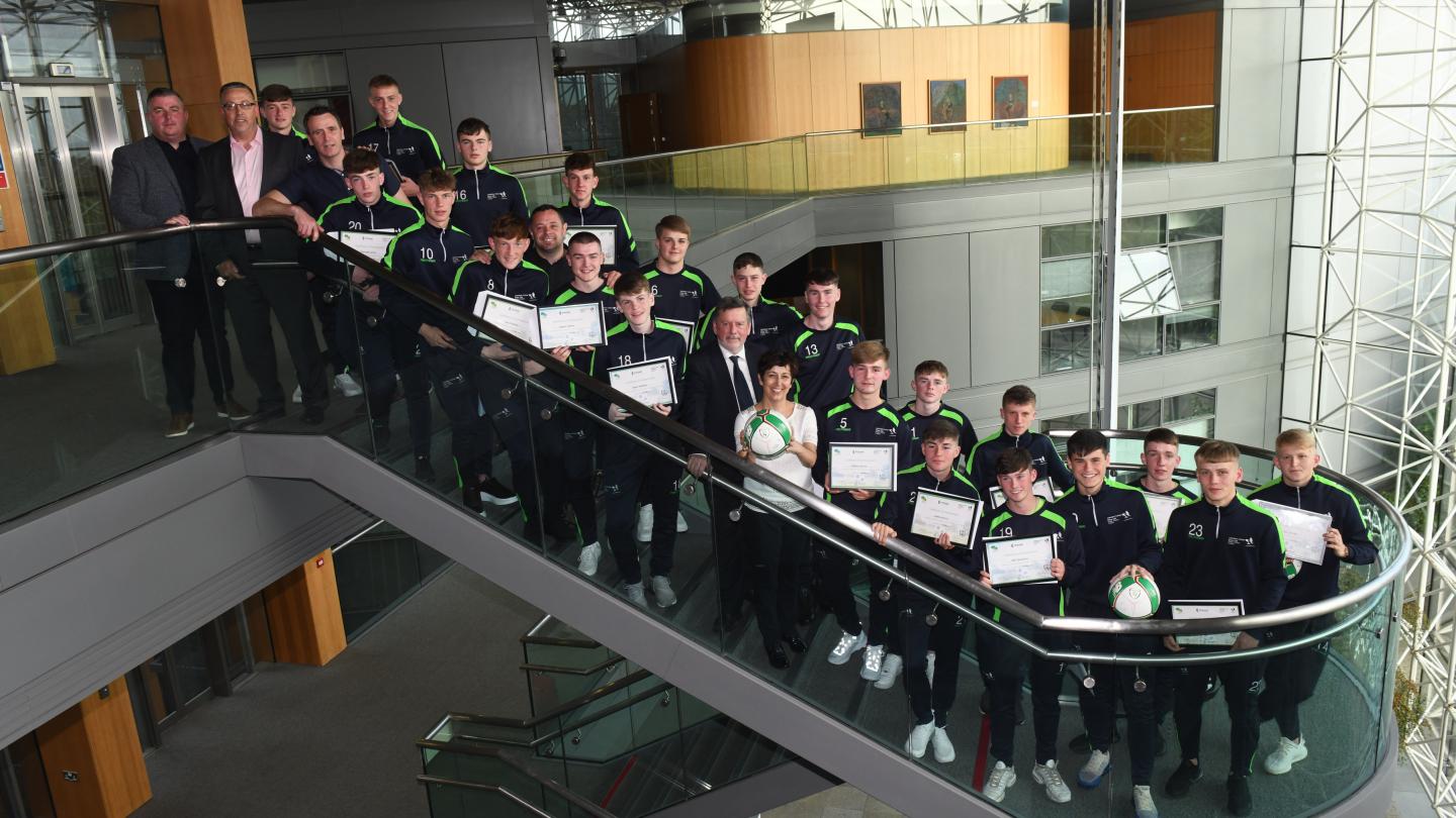 Council honour graduates from  TY Football and Fitness Course