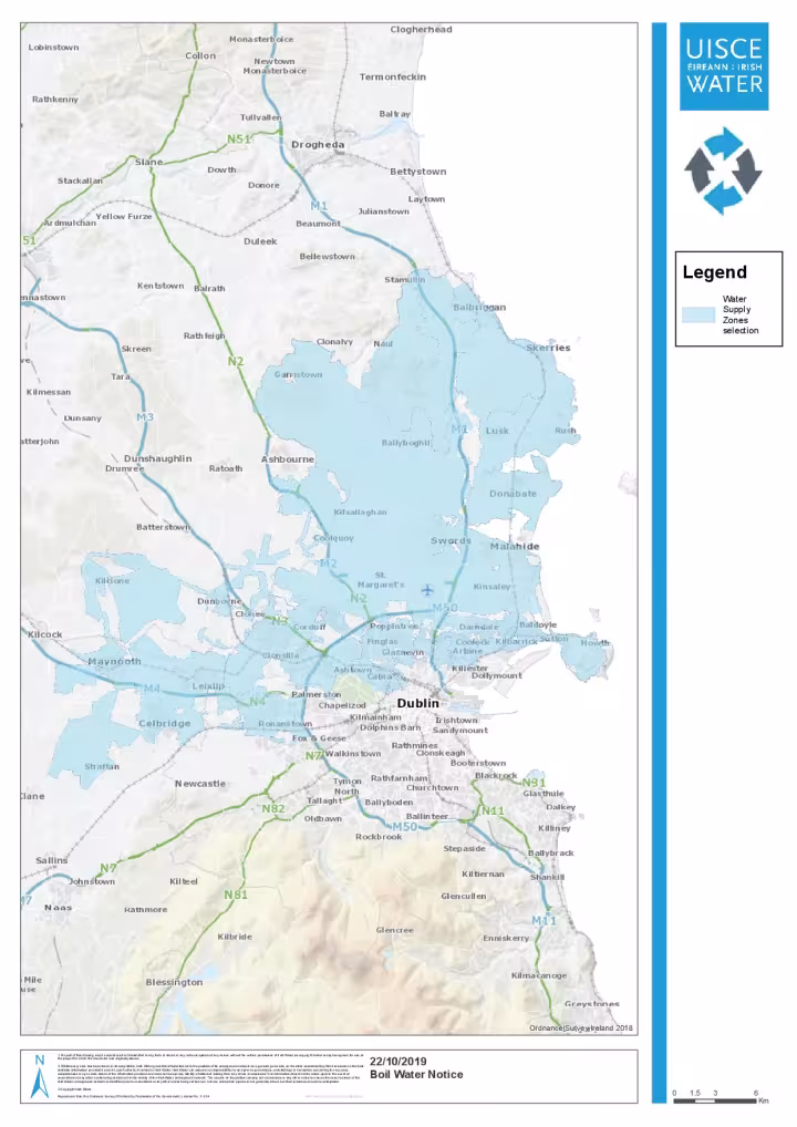 Boil Water Notice Area