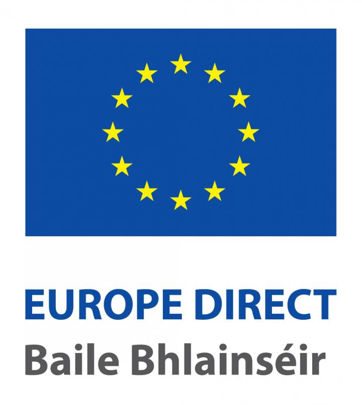 Europe Direct logo 2021 irish