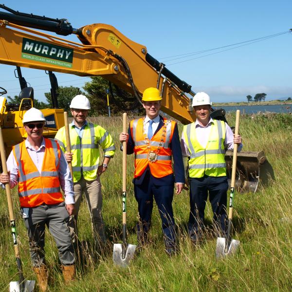 Baldoyle Pormarnock Greenway JCB.