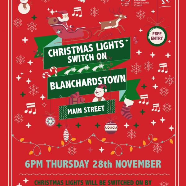 Christmas lights blanch