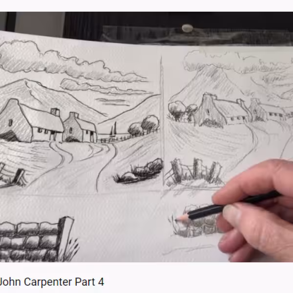 Painting class with John Carpenter