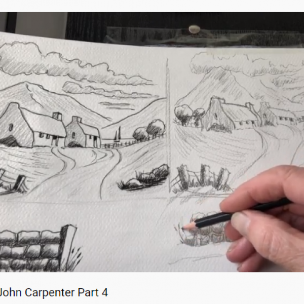 Painting class with John Carpenter