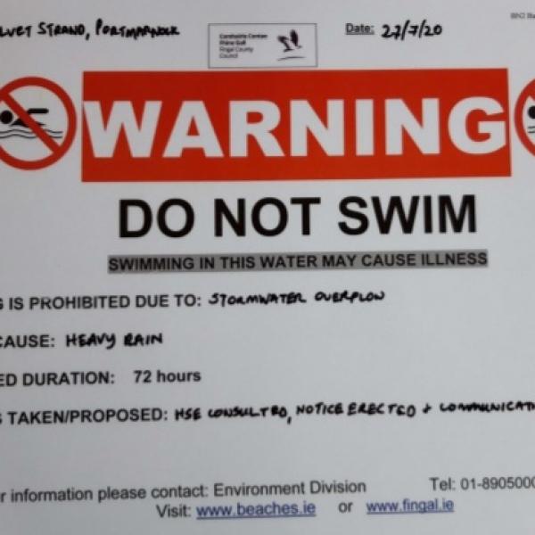 do not swim