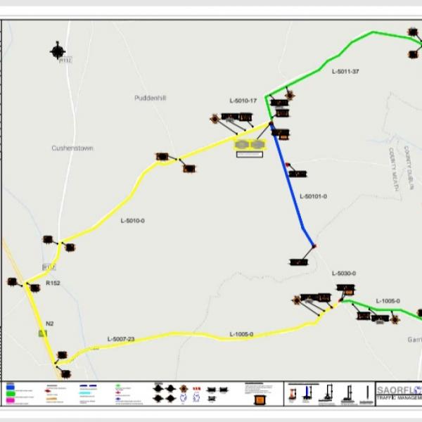 Ash Park Meath Road Closure Map