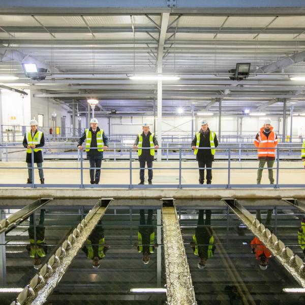 Minister O'Brien's Visit to Leixlip Water Treatment Plant