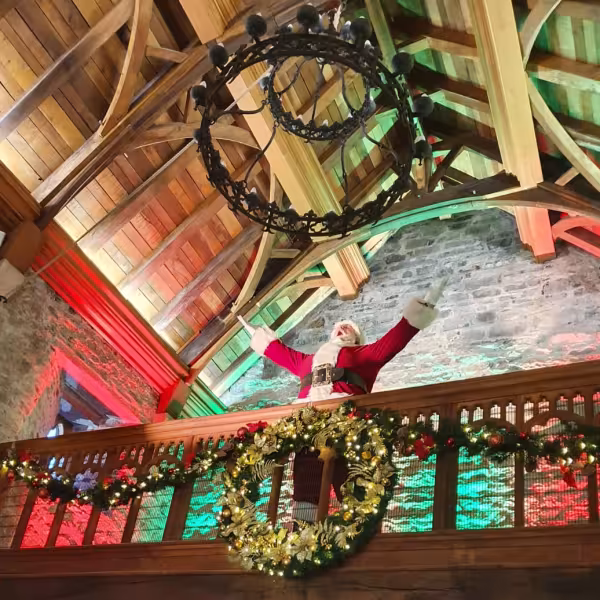 Santa at Swords Castle