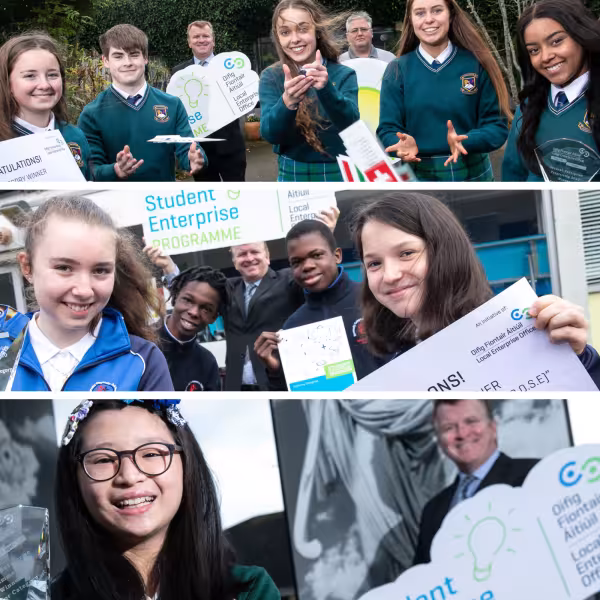 A photocollage with the three schools mentioned in the SEP story