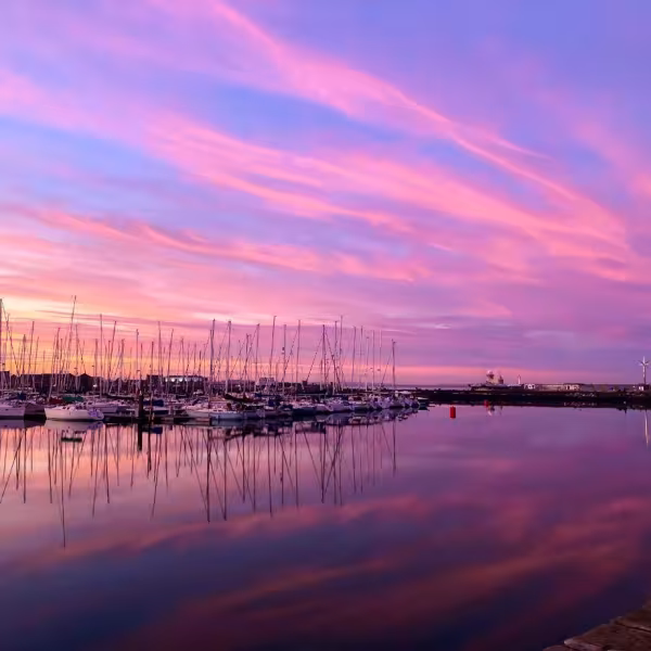 Howth Harbour at Sunset