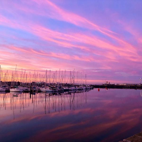 Howth Harbour at Sunset