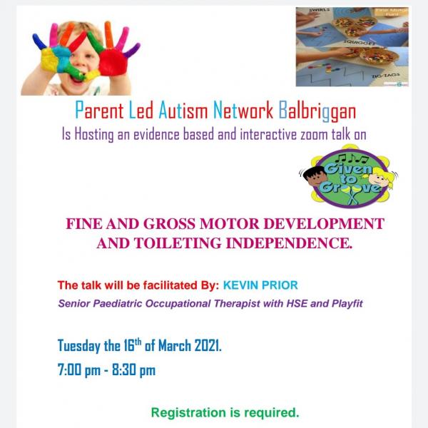 fine Gross Motor Skills event poster