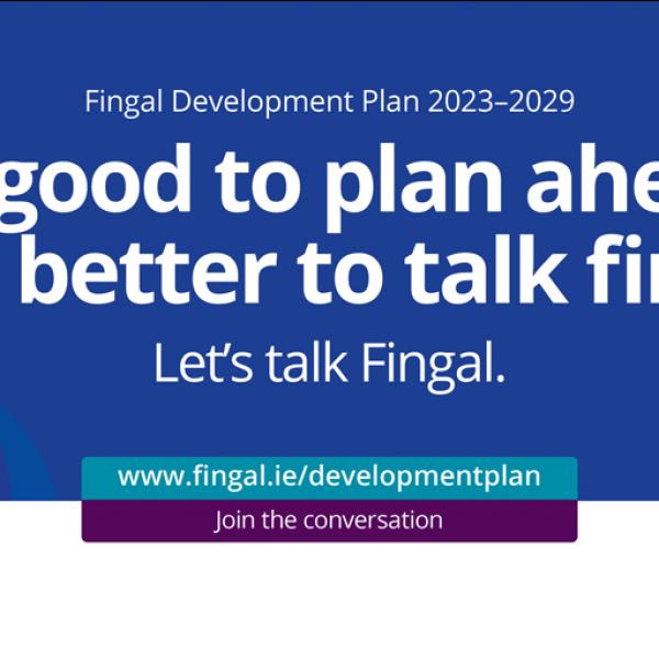 Advert for Fingal Development Plan 2023-2029