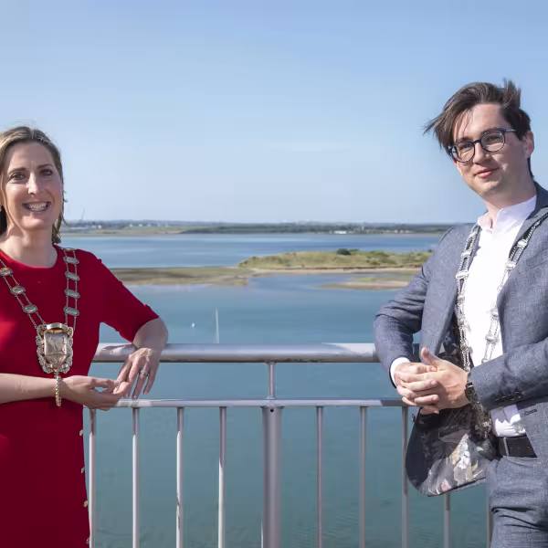 Mayor Seána Ó Rodaigh and Deputy Mayor Daniel Whooley