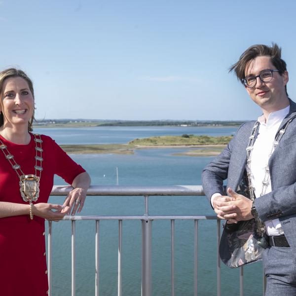 Mayor Seána Ó Rodaigh and Deputy Mayor Daniel Whooley