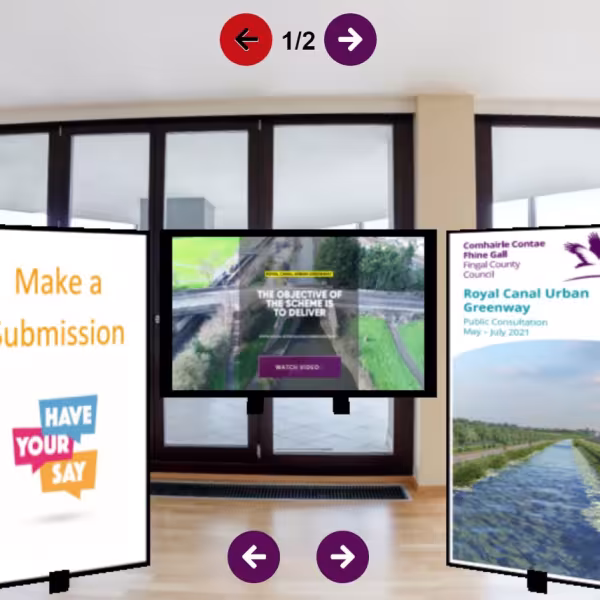 Virtual reality consultation room image