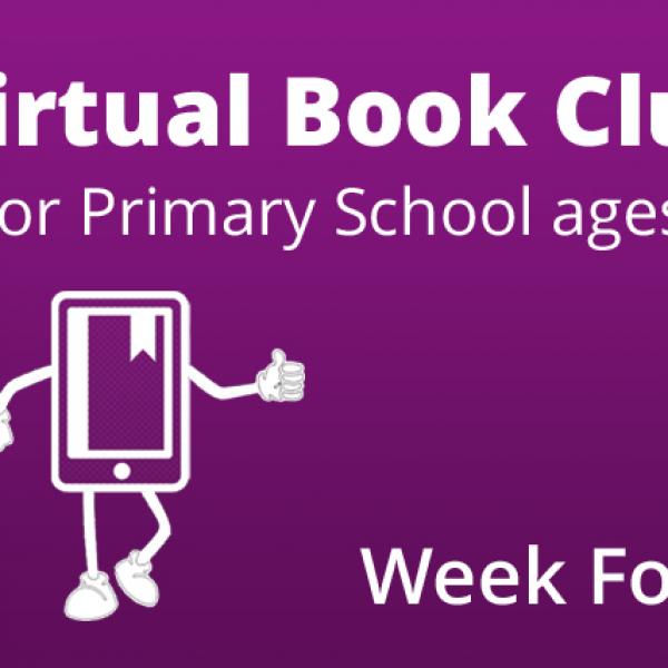 Virtual Book Club logo Week 4