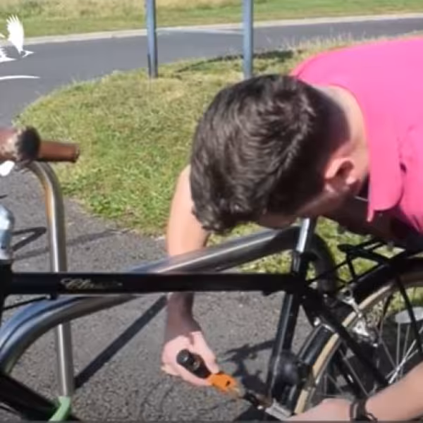 Locking bike video cover image