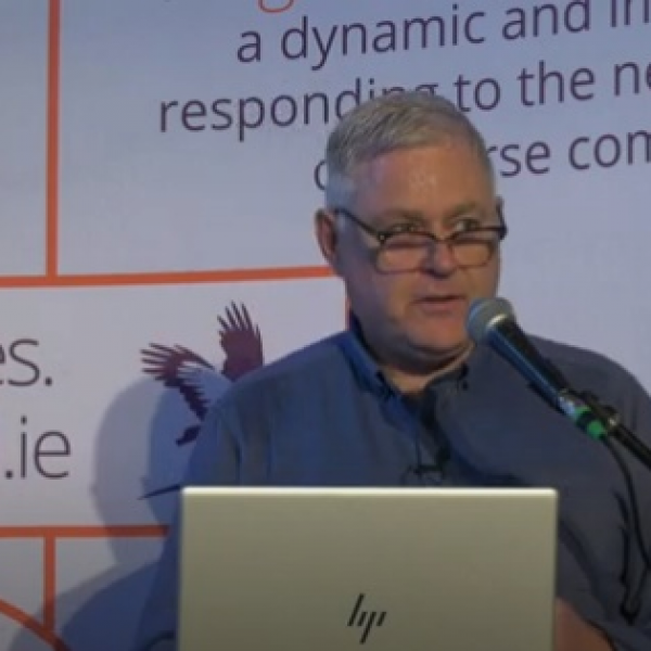 Declan Brady at the Fingal Festival of History