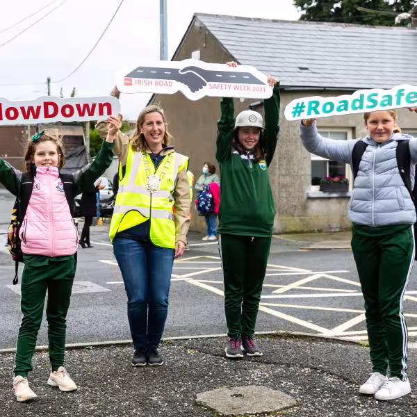 School children at St Patricks Senior National School Skerries