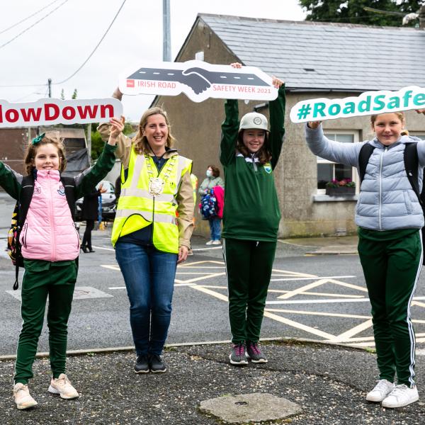 School children at St Patricks Senior National School Skerries