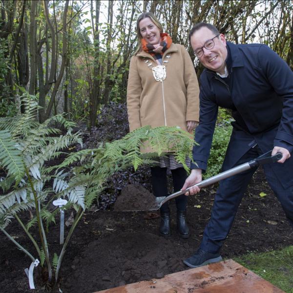 New Zealand Ambassador Brad Burgess and Mayor of Fingal Seána Ó Rodaigh