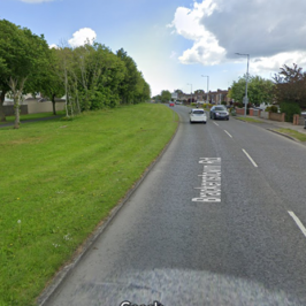 Road user point of view image brackenstown road