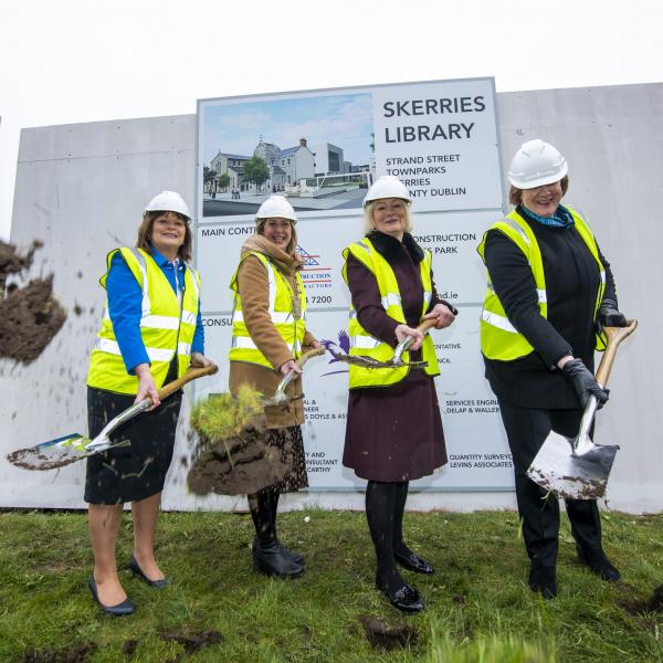 Skerries Library Turning of the Sod