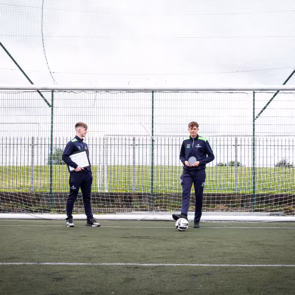 Fingal TY 2022 Players Caighlum Barry-Mulvey, Adam Banim, Killian Cailloce (Player of the Year) & Danny McGrath (Student of the Year)
