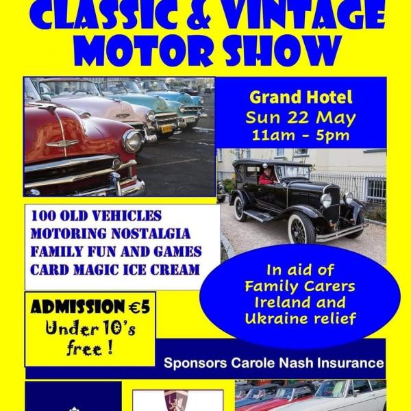 MALAHIDE CLASSIC AND VINTAGE MOTOR SHOW POSTER