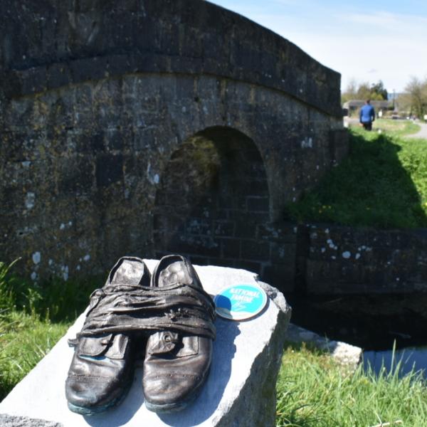 Bronze Shoes Along the National Famine Way