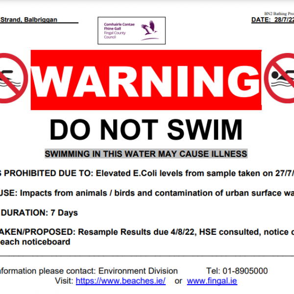 Front Strand Notice