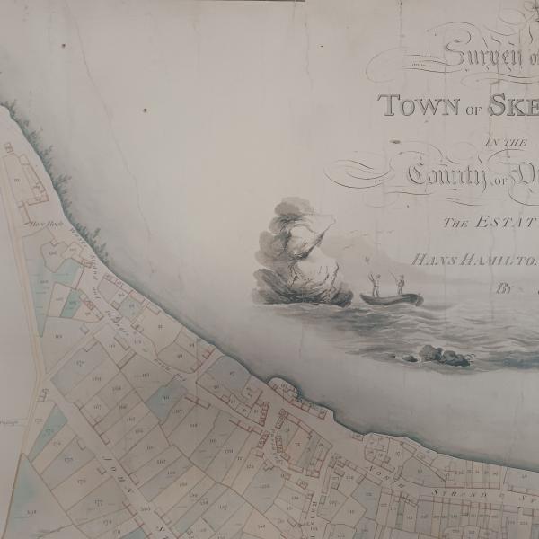 Old Map of Skerries