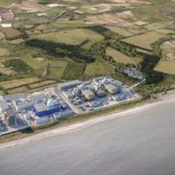 Sizewell C project in Suffolk, UK