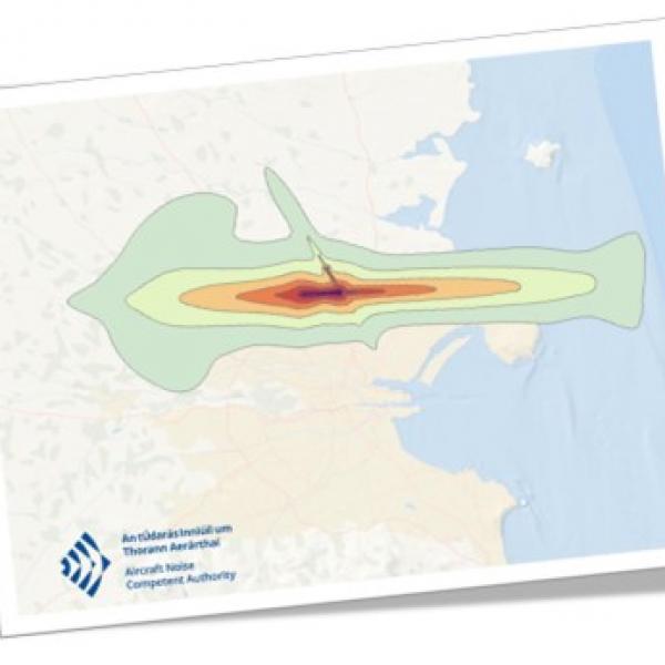 Noise Exposure Contour Map