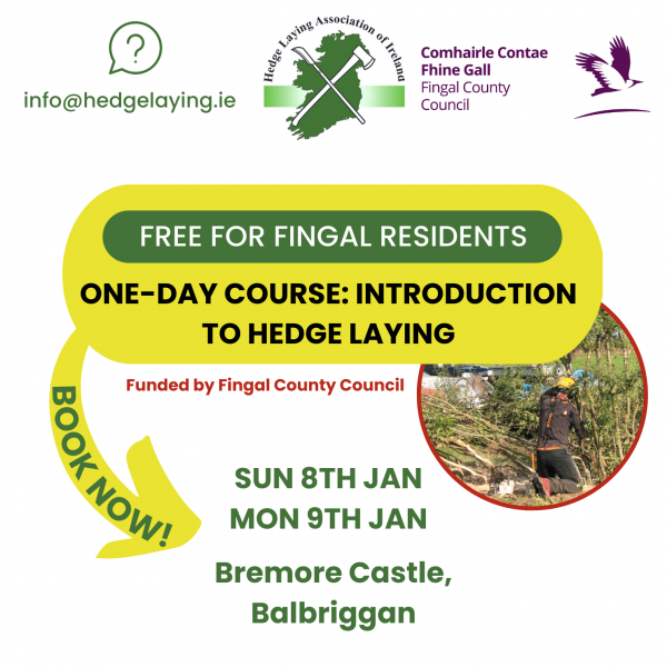 Poster for hedge laying event