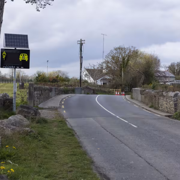 Stone bridge without cars