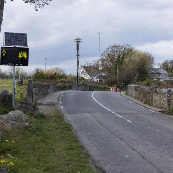 Stone bridge without cars