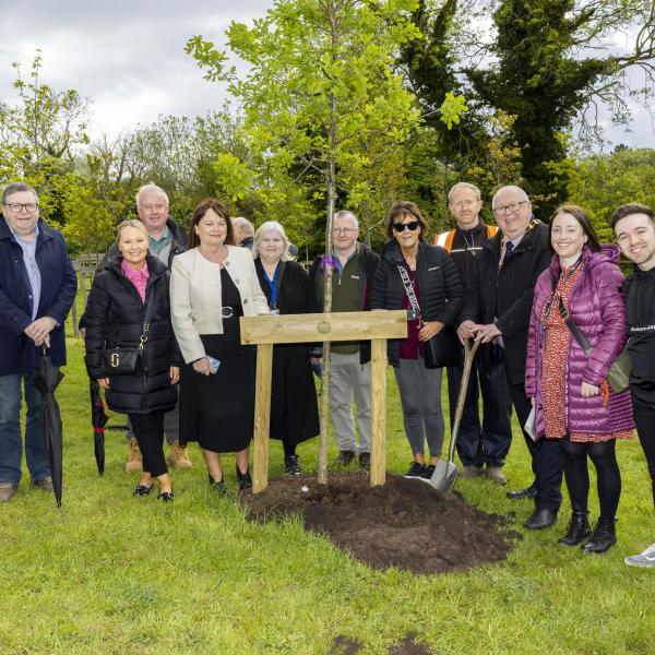 Malahide Demesne Commemorative Grove planting Operations team