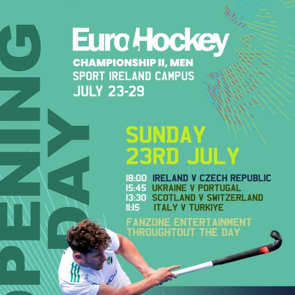 Irish Hockey Opening Day Poster