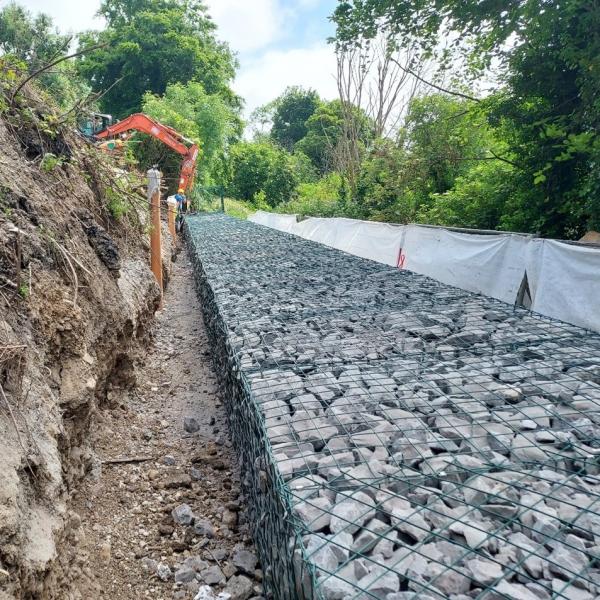 The reconstruction of the Brackenstown Road has moved to the next phase